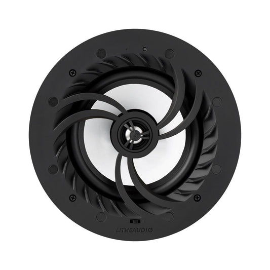 Lithe Audio - All-In-One (IP44 Bathroom) Wi-Fi Multi-Room Ceiling Speaker (06611, Pair - Active/Passive) - V2